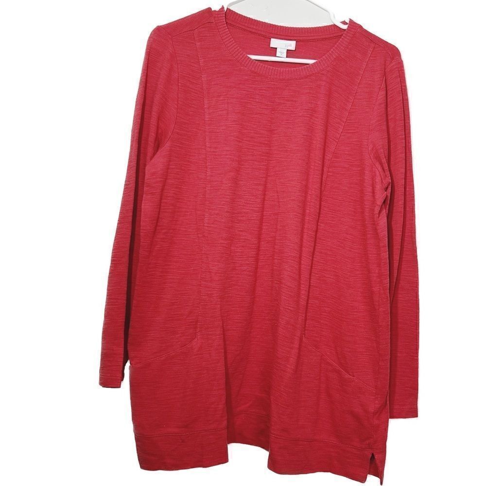 - J jill, women’s size medium, long sleeve, ribbed, sweater dress‎